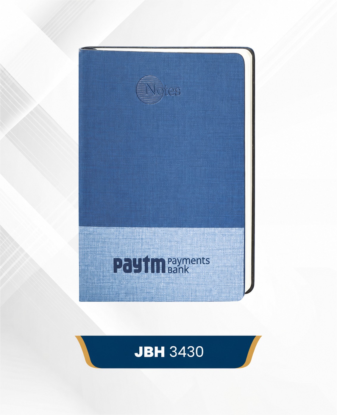 Premium Two-Tone Blue Executive Notebook