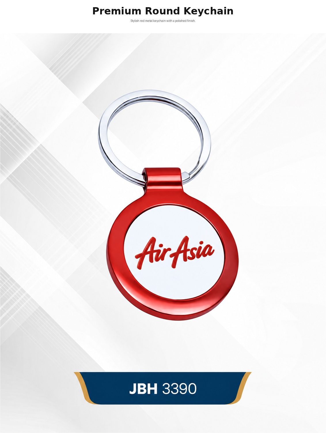 Premium Round Keychain