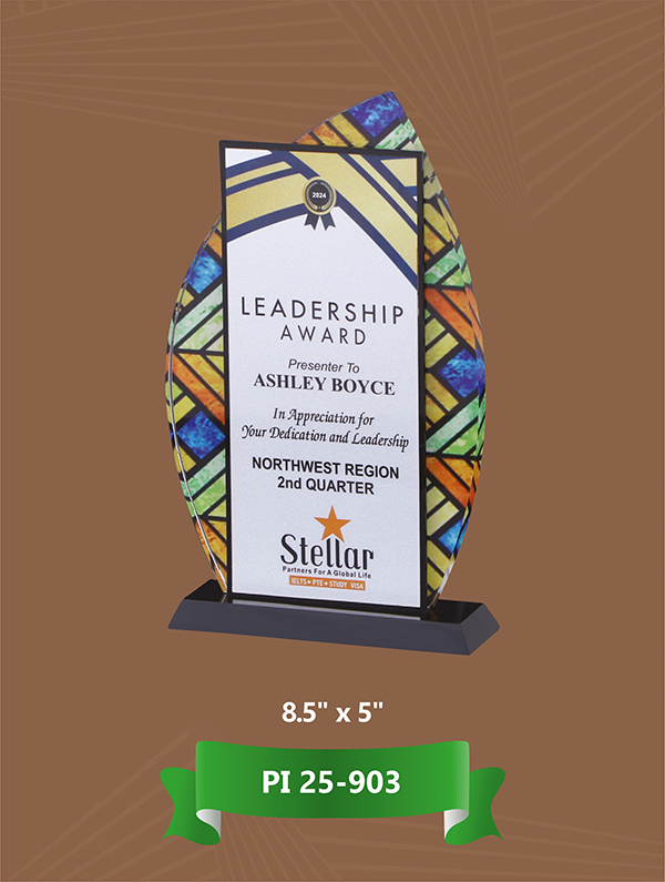 Crystal Clear Acrylic Award