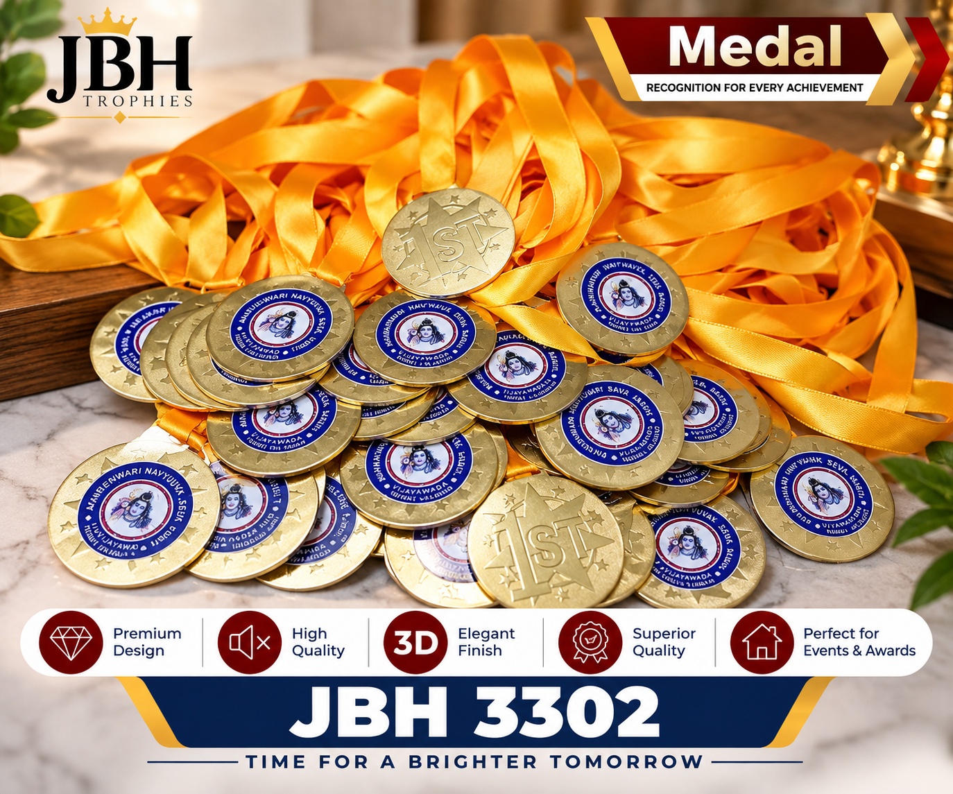 JBH 3302 – Premium Curated Achievement Medals