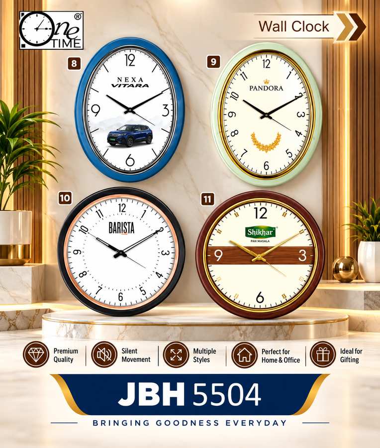Premium Multi-Style Wall Clock Collection