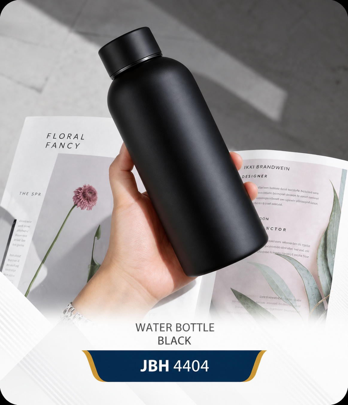 JBH 4404 Black Water Bottle