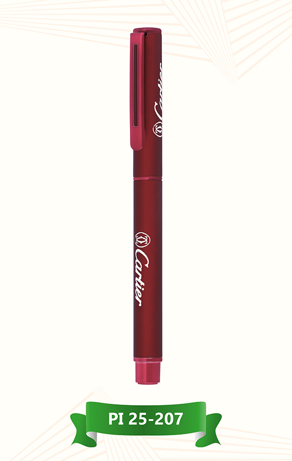 Premium Matte Red Roller Pen